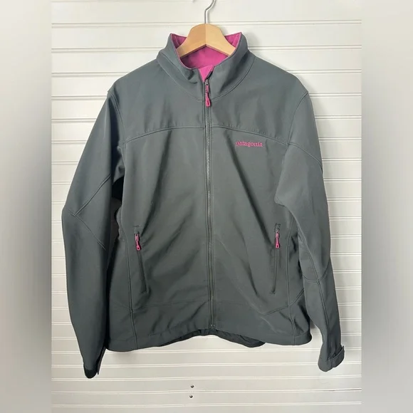 Patagonia Women’s Gray Soft-Shell Jacket Size XL - Picture 3 of 6